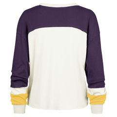 Los Angeles Lakers '47 Women's Curve Raglan Long Sleeve T-Shirt Cream - NBA