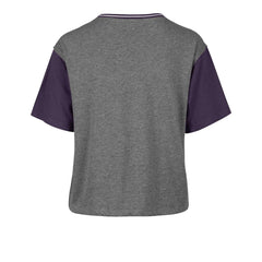 Los Angeles Lakers '47 Women's Rise Clubhouse Ziggy Color Block T-Shirt Gray - NBA
