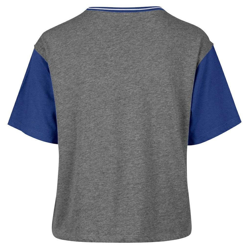 Philadelphia 76ers '47 Women's Rise Clubhouse Ziggy Color Block T-Shirt Gray - NBA