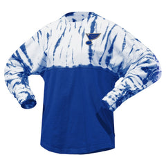 St. Louis Blues Spirit Jersey Unisex Crystal Half Dye Long Sleeve T-Shirt - Blue - NHL