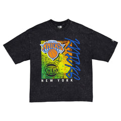 New York Knicks Sport Classics Enzyme Washed T-Shirt Black - NBA