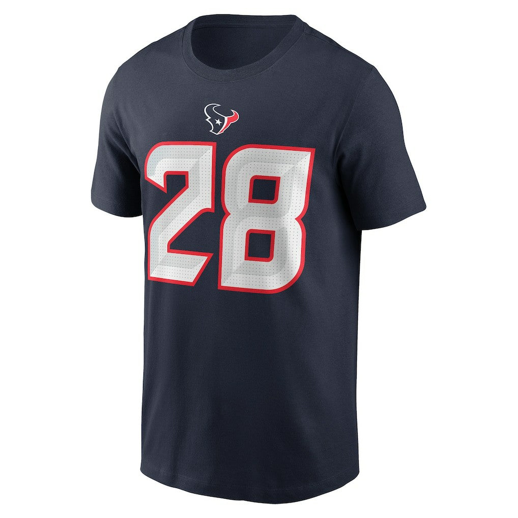Joe Mixon Houston Texans Player Name & Number T-Shirt Navy | Nike for Sale