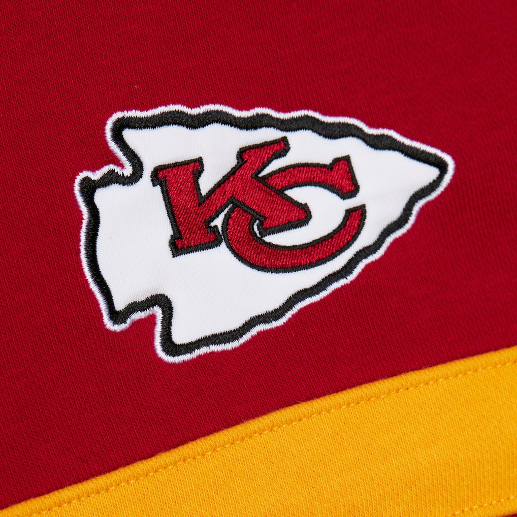 Kansas City Chiefs Vintage Logo Head Coach Fleece Pullover Hoodie Red | NFL