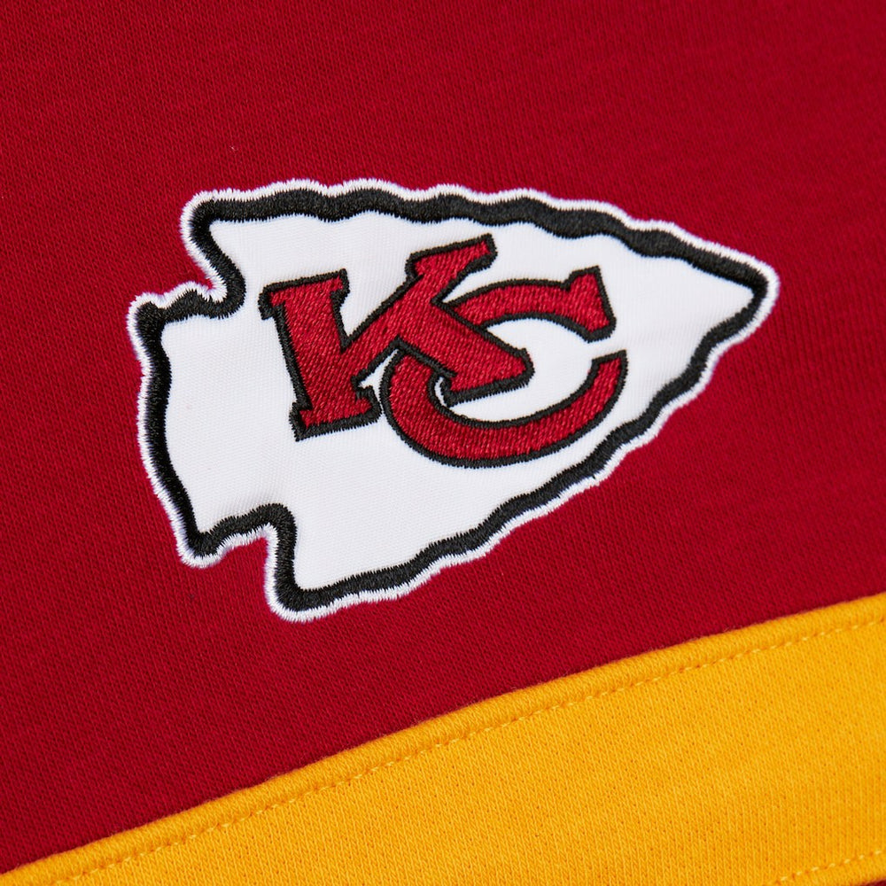 Kansas City Chiefs Vintage Logo Head Coach Fleece Pullover Hoodie Red | NFL