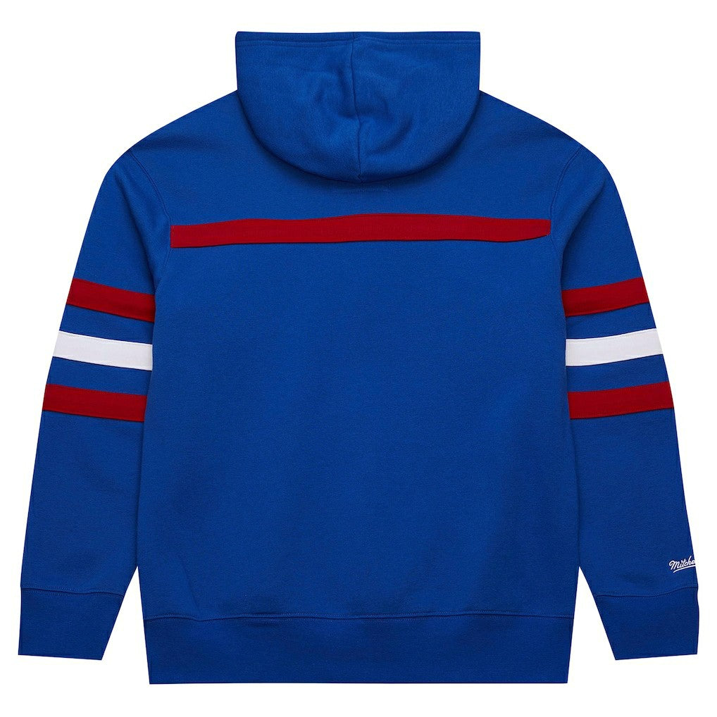 New York Giants Vintage Logo Head Coach Fleece Pullover Hoodie Royal | NFL