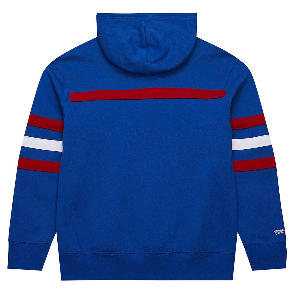 New York Giants Vintage Logo Head Coach Fleece Pullover Hoodie Royal | NFL