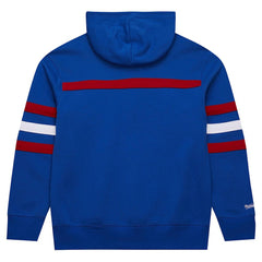 New York Giants Vintage Logo Head Coach Fleece Pullover Hoodie Royal | NFL