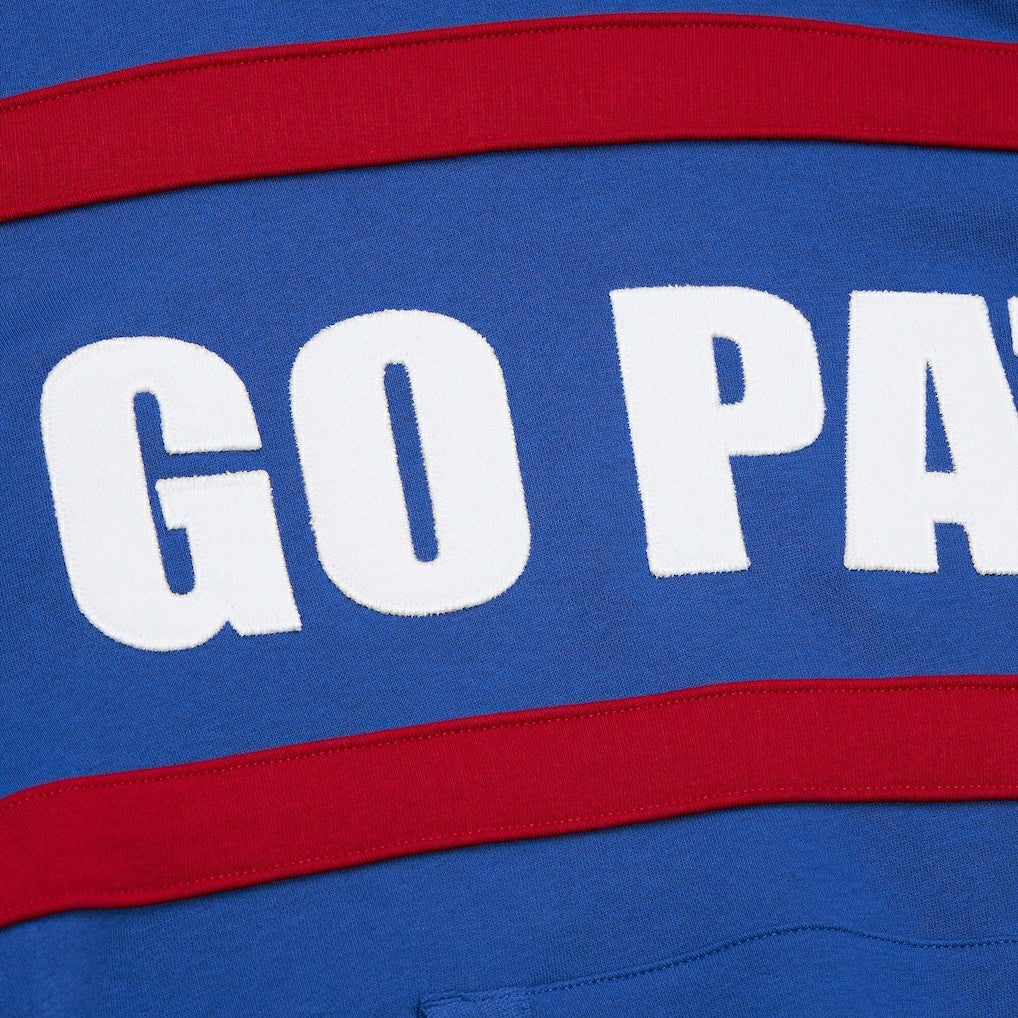 New England Patriots Vintage Logo Head Coach Fleece Pullover Hoodie Royal | NFL