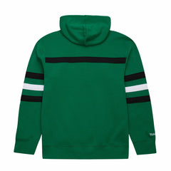 New York Jets Vintage Logo Head Coach Fleece Pullover Hoodie Kelly Green | NFL