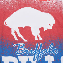 Buffalo Bills Team Burst Vintage Logo T-Shirt White | Mitchell & Ness