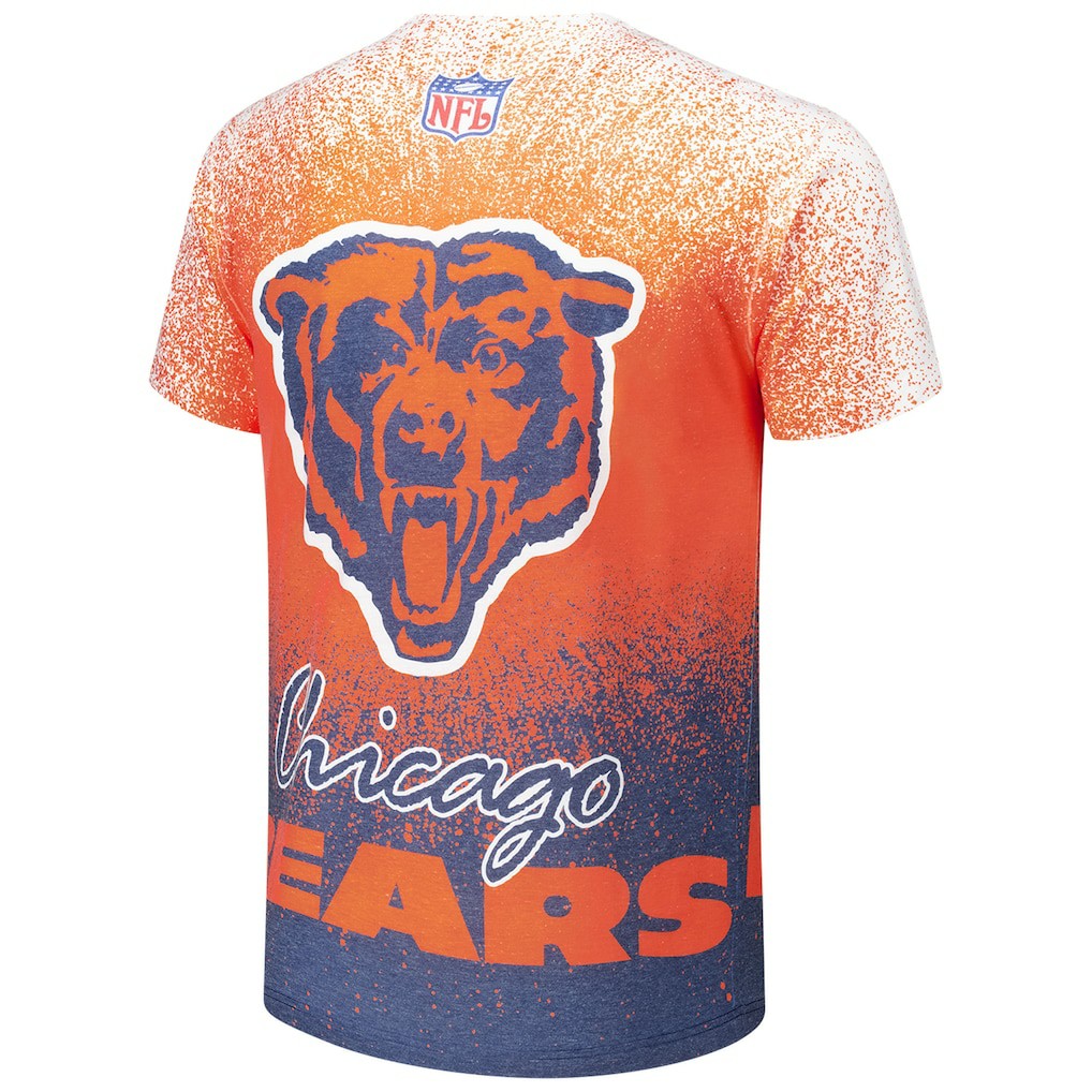 Chicago Bears Team Burst Vintage Logo T-Shirt White | Mitchell & Ness