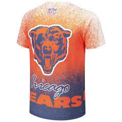 Chicago Bears Team Burst Vintage Logo T-Shirt White | Mitchell & Ness
