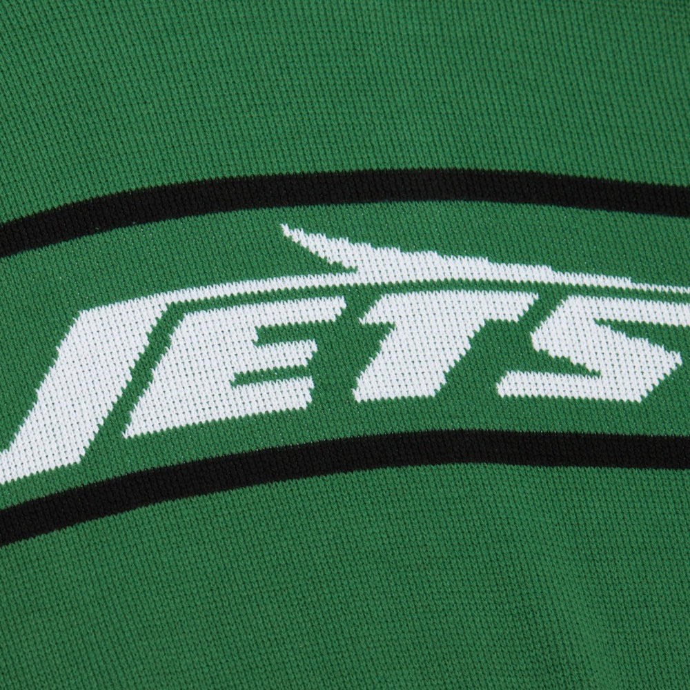 New York Jets Throwback 1984 Pullover Sweater Green | Mitchell & Ness