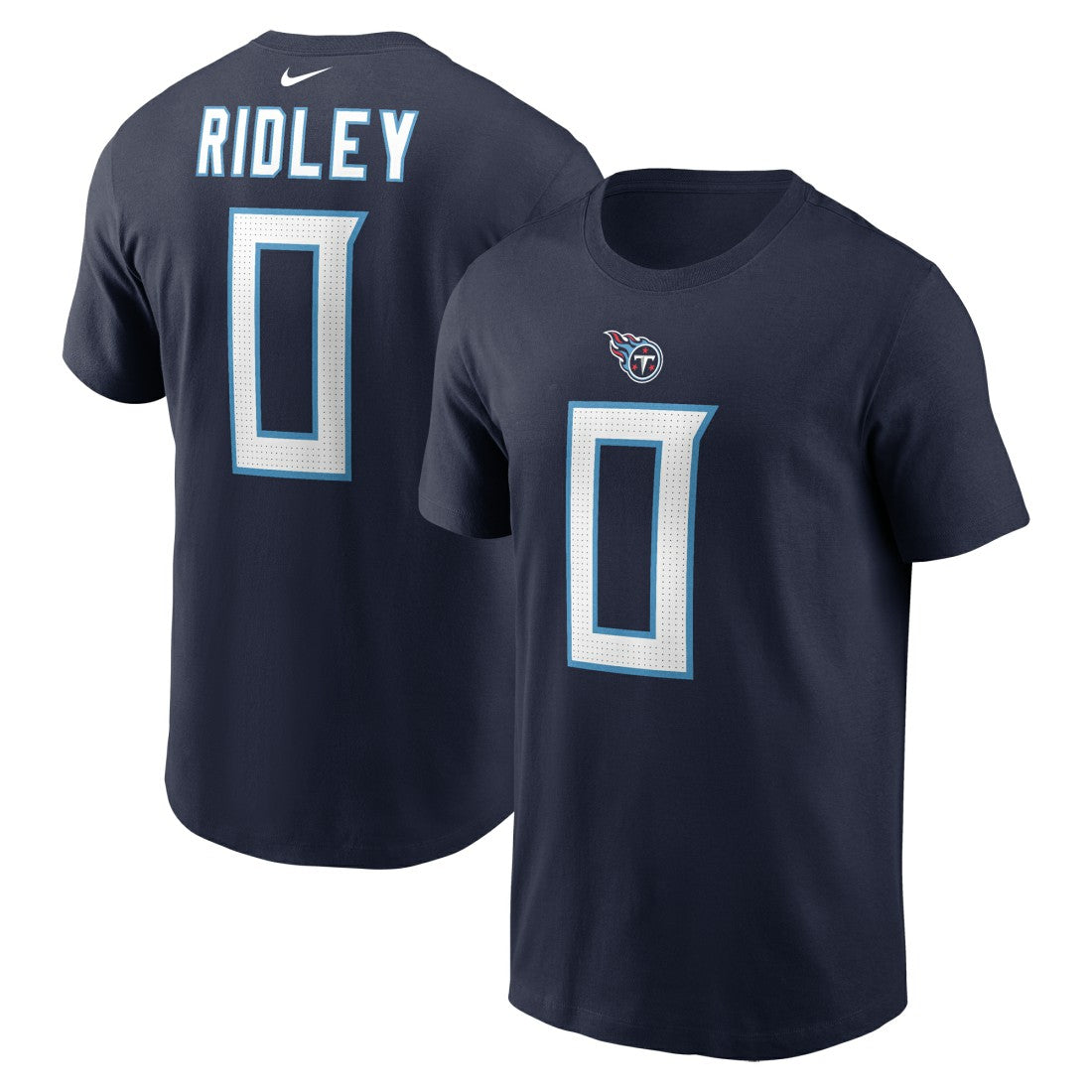 Calvin Ridley Tennessee Titans Player Name & Number T-Shirt Navy | Nike for Sale