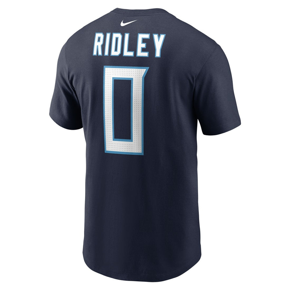 Calvin Ridley Tennessee Titans Player Name & Number T-Shirt Navy | Nike for Sale