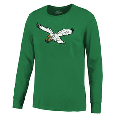 Saquon Barkley Philadelphia Eagles Majestic Threads Name & Number Long Sleeve T-Shirt Kelly Green | NFL