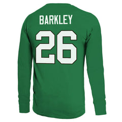 Saquon Barkley Philadelphia Eagles Majestic Threads Name & Number Long Sleeve T-Shirt Kelly Green | NFL