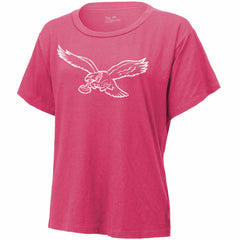 Saquon Barkley Philadelphia Eagles Majestic Threads Women's Name & Number T-Shirt Pink | NFL