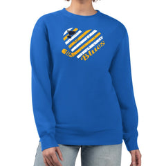 St. Louis Blues G-III 4Her by Carl Banks Women's Heart Graphic Pullover Sweatshirt - Blue - NHL