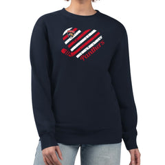 Florida Panthers G-III 4Her by Carl Banks Women's Heart Graphic Pullover Sweatshirt - Navy - NHL