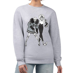 Los Angeles Kings G-III 4Her by Carl Banks Women's Hockey Girls Team Graphic Fleece Pullover Sweatshirt - Heather Gray - NHL