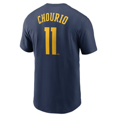 Jackson Chourio Milwaukee Brewers Nike Fuse Name & Number T-Shirt - MLB