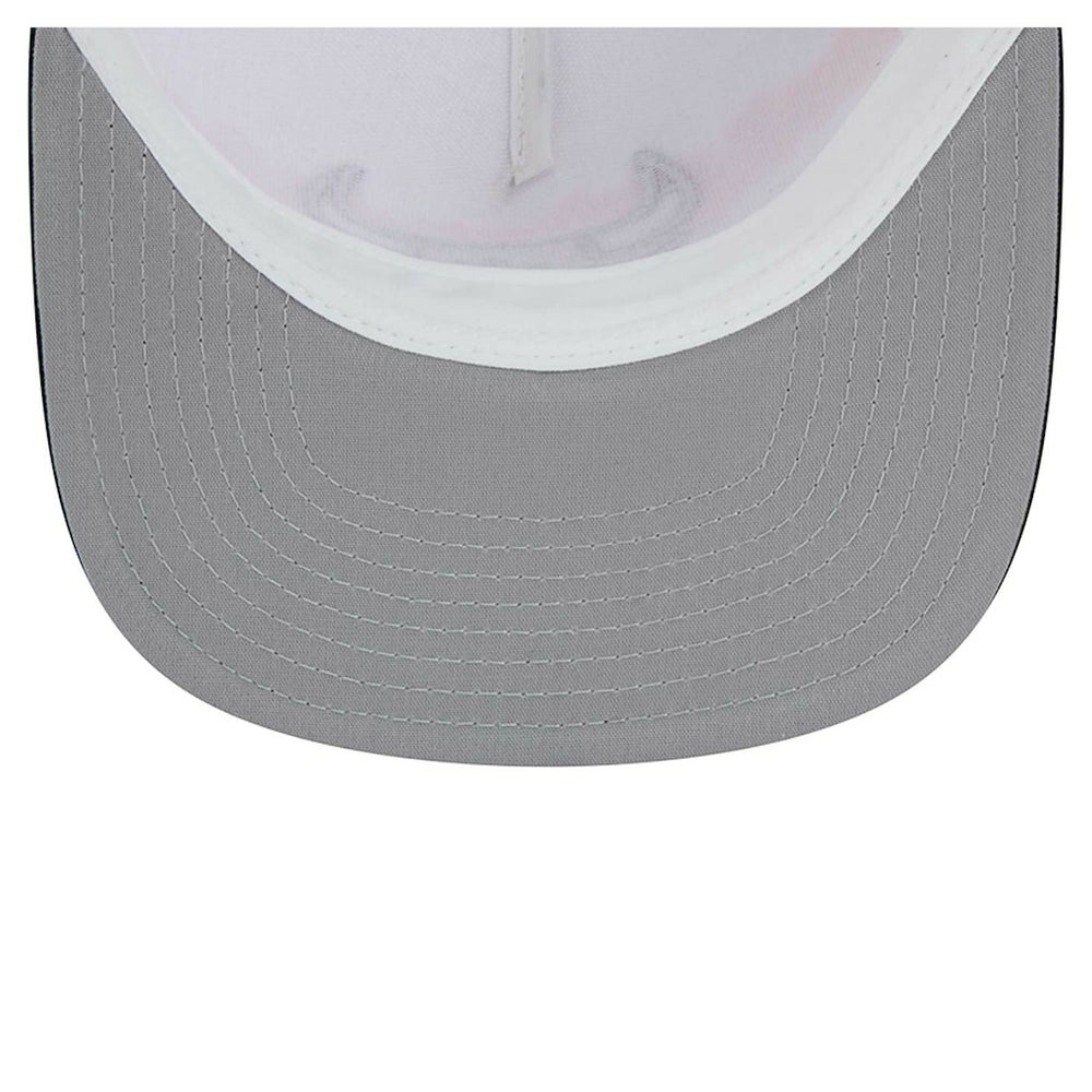 Chicago Bulls Dip-Dye 9FIFTY A-Frame Trucker Snapback Hat White/Black - NBA