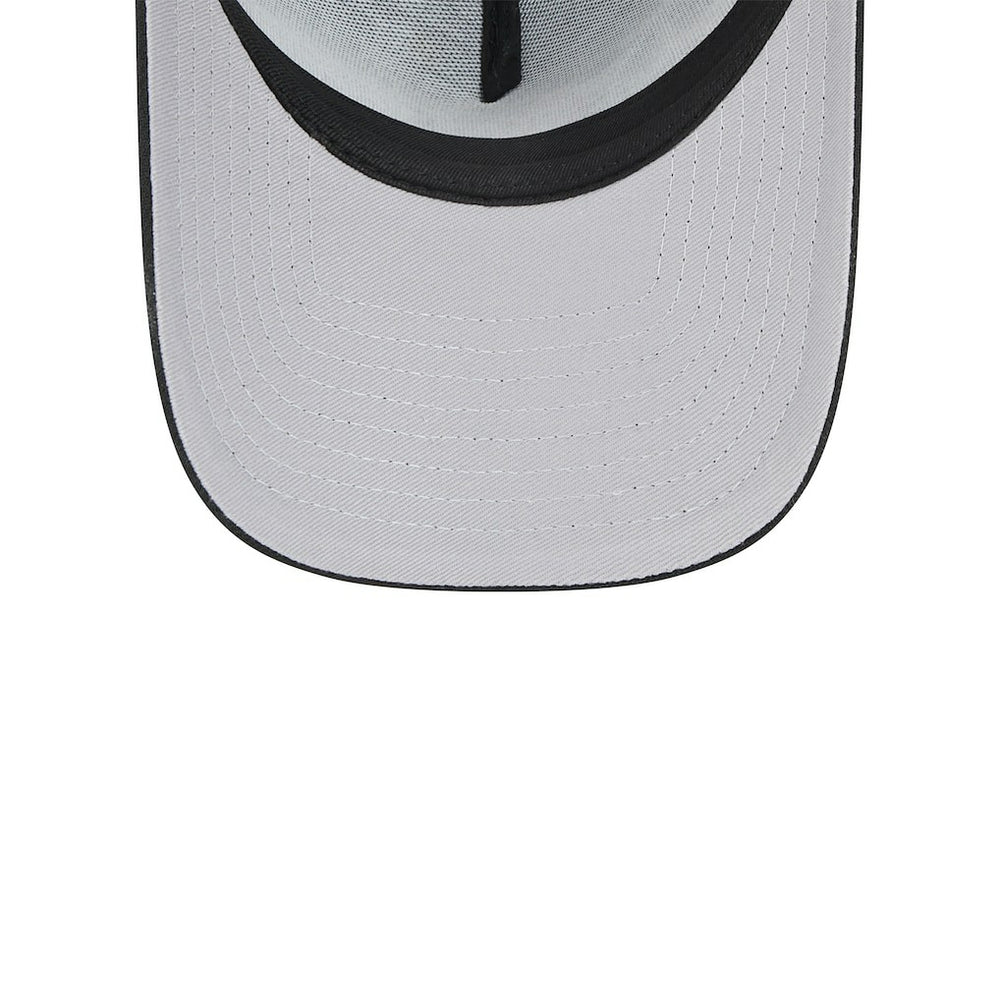 Jacksonville Jaguars New Era Women's Peace & Love Trucker 9FORTY Adjustable Hat Black | NFL