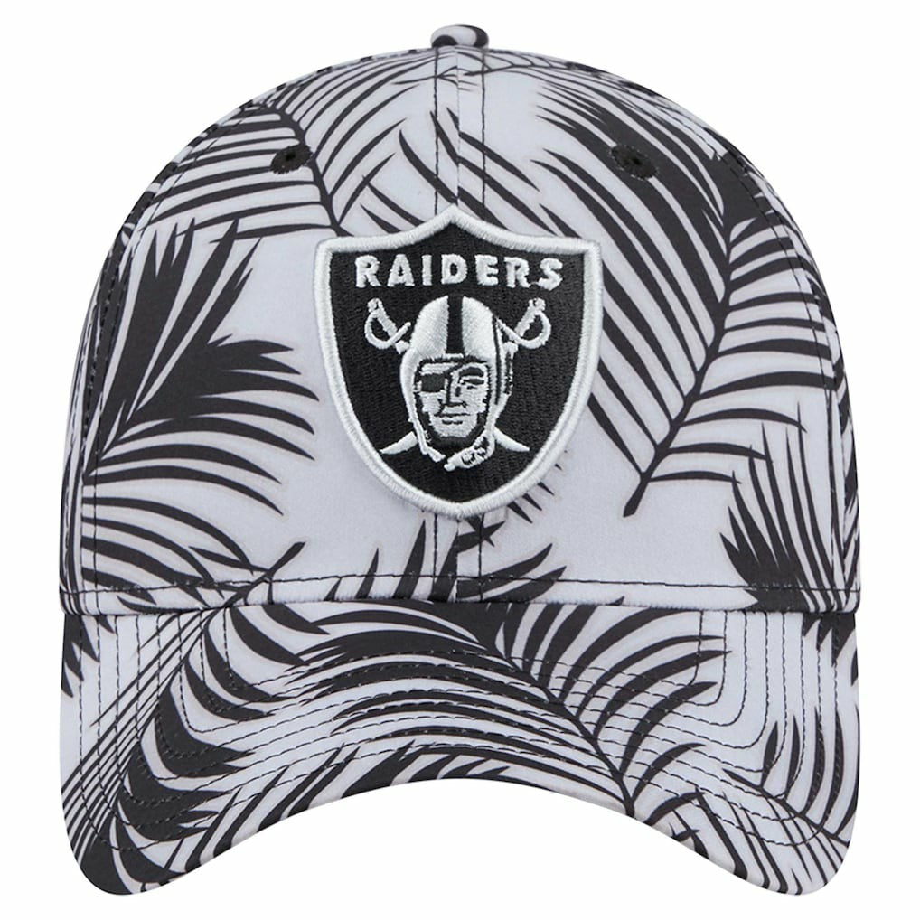 Las Vegas Raiders New Era Palms 39THIRTY Flex Hat Gray | NFL