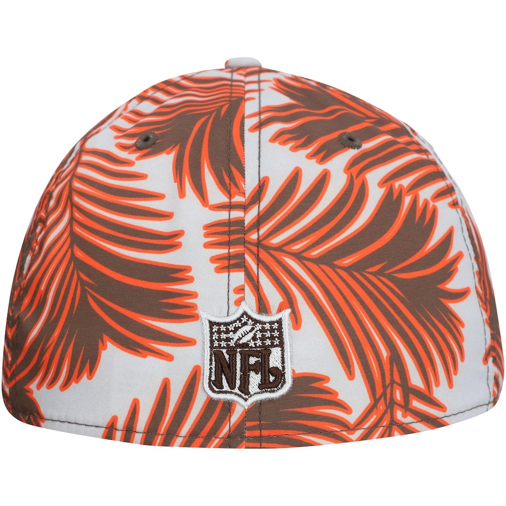 Cleveland Browns New Era Palms 39THIRTY Flex Hat Gray | NFL