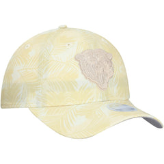Chicago Bears New Era Women's Frond 9TWENTY Adjustable Hat Cream | NFL