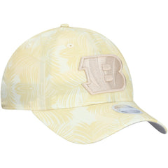 Cincinnati Bengals New Era Women's Frond 9TWENTY Adjustable Hat Cream | NFL