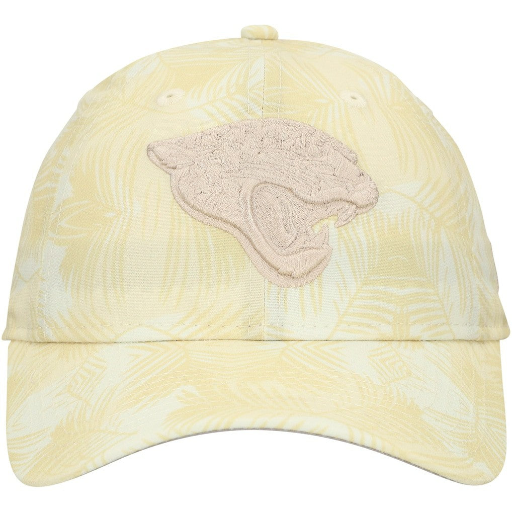 Jacksonville Jaguars New Era Women's Frond 9TWENTY Adjustable Hat Cream | NFL