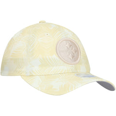 Pittsburgh Steelers New Era Women's Frond 9TWENTY Adjustable Hat Cream | NFL