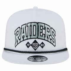 Las Vegas Raiders New Era Diamond Golfer Snapback Hat White | NFL