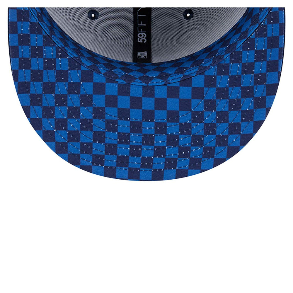 Tennessee Titans New Era Checkered 59FIFTY Fitted Hat Navy | NFL