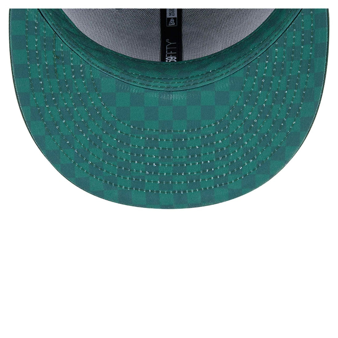 Green Bay Packers New Era Checkered 59FIFTY Fitted Hat Green | NFL