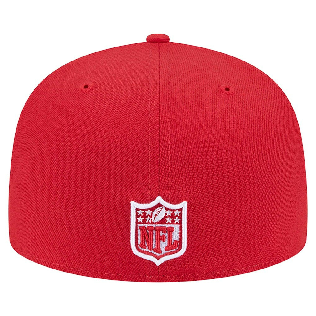 San Francisco 49ers New Era Checkered 59FIFTY Fitted Hat Scarlet | NFL