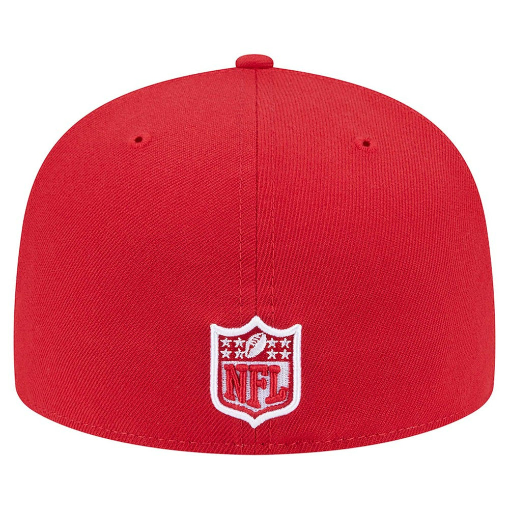 San Francisco 49ers New Era Checkered 59FIFTY Fitted Hat Scarlet | NFL