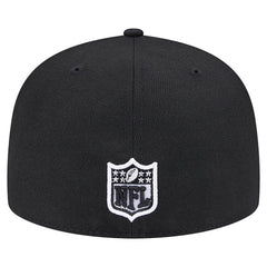 New Orleans Saints New Era Checkered 59FIFTY Fitted Hat Black | NFL