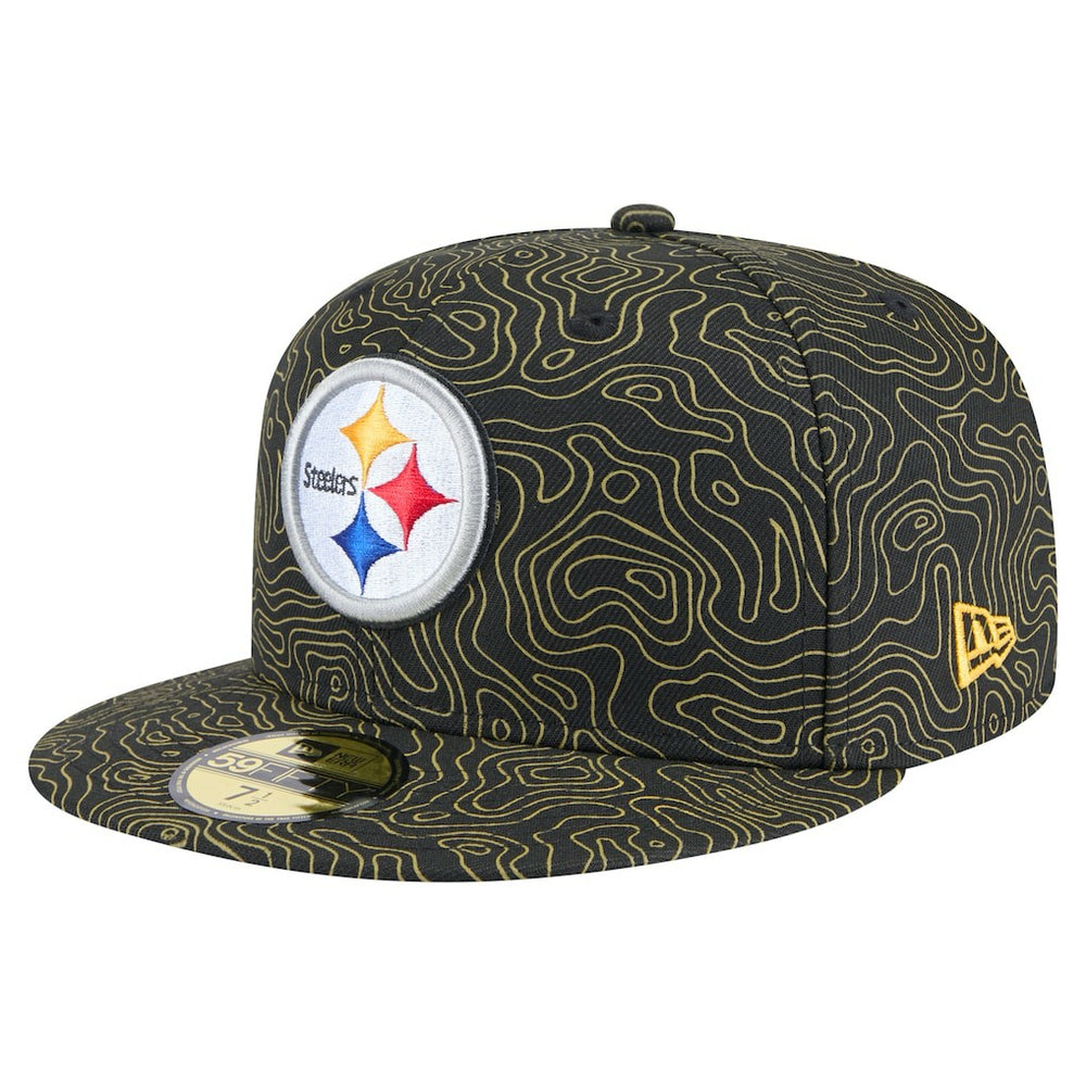 Pittsburgh Steelers New Era Geo 59FIFTY Fitted Hat Black | NFL