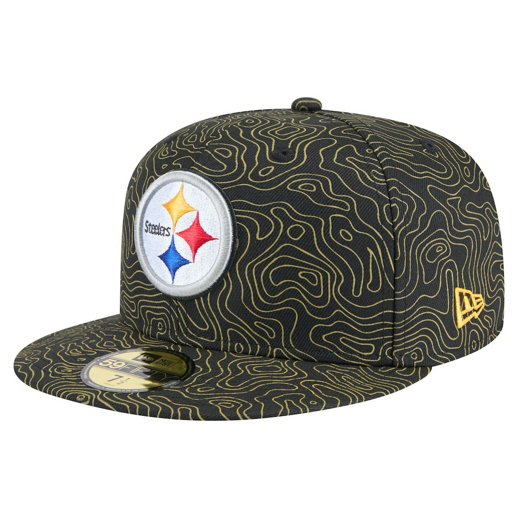 Pittsburgh Steelers New Era Geo 59FIFTY Fitted Hat Black | NFL