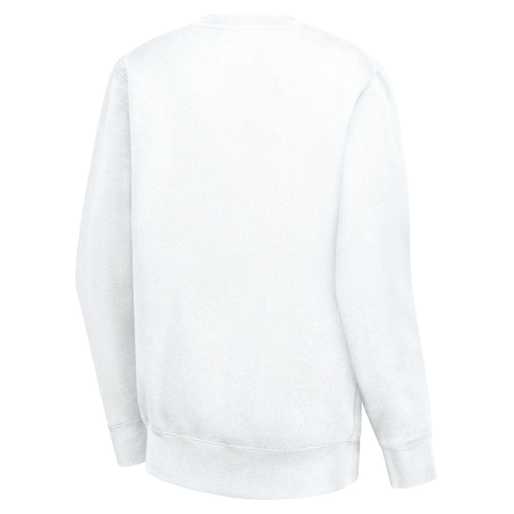 New York Knicks G-III 4Her by Carl Banks Women's Heart Graphic Fleece Pullover Sweatshirt White - NBA