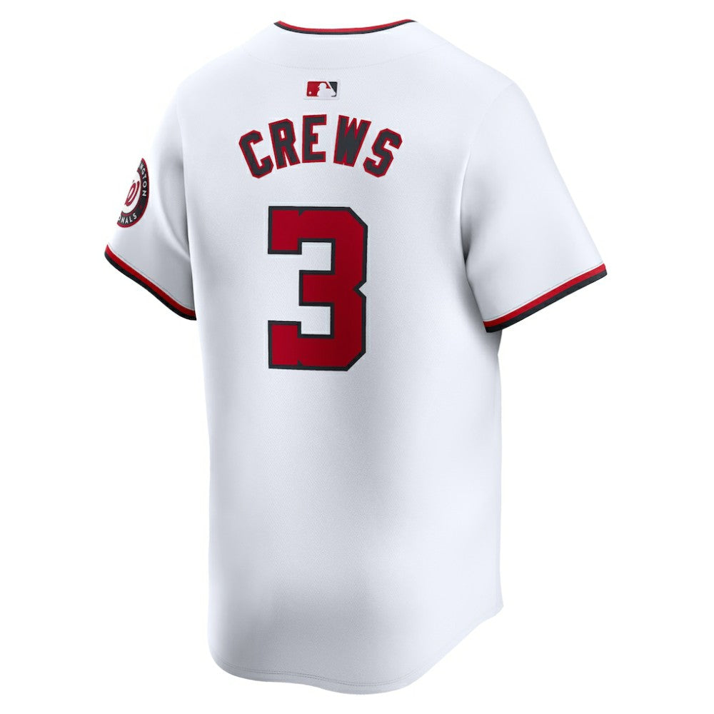 Dylan Crews Washington Nationals Nike Home Limited Player Jersey - MLB