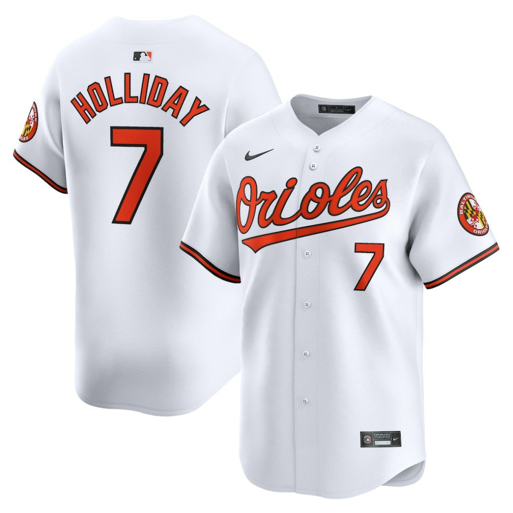 Jackson Holliday Baltimore Orioles Nike Home Limited Player Jersey - MLB