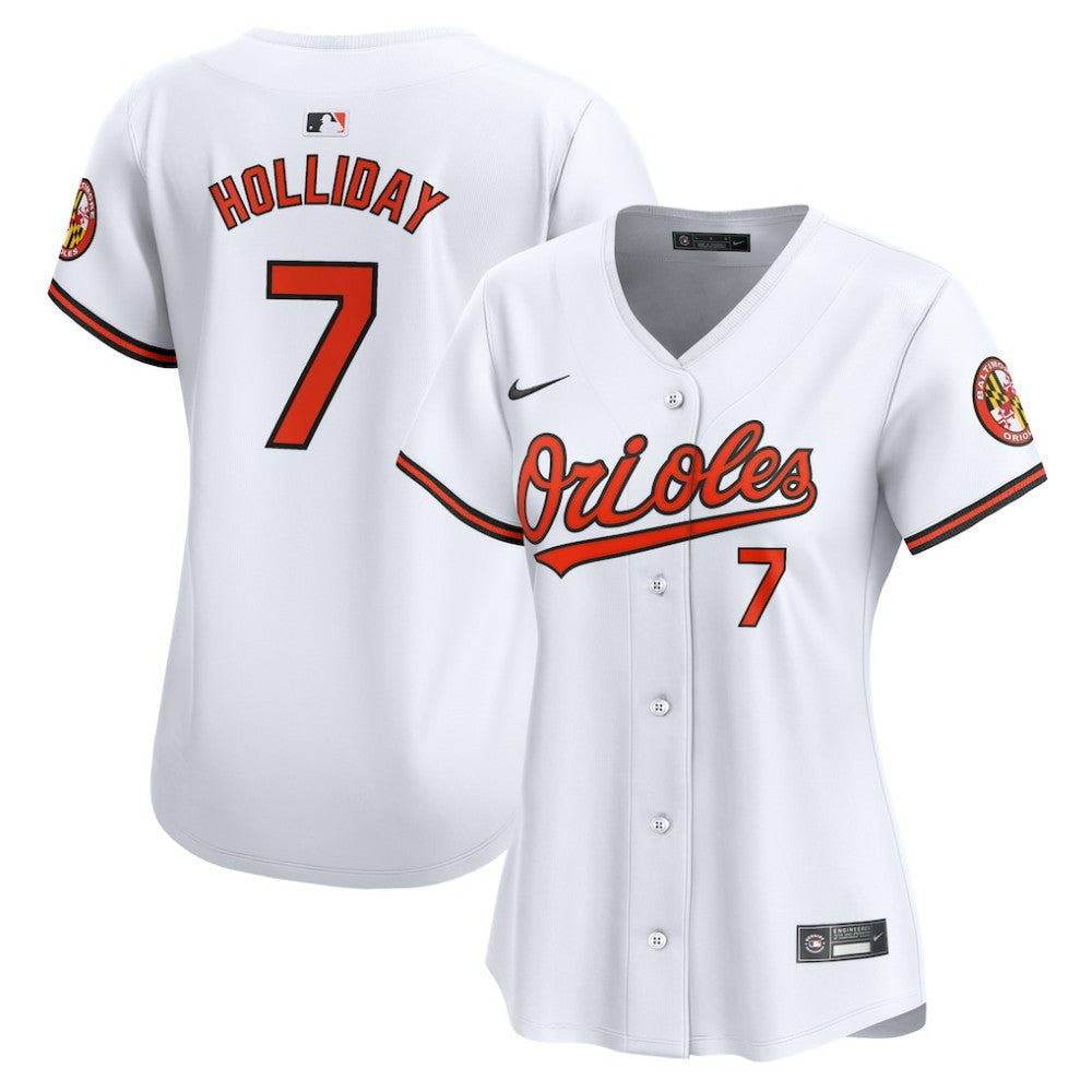 Jackson Holliday Baltimore Orioles Nike Women's Home Limited Player Jersey - MLB
