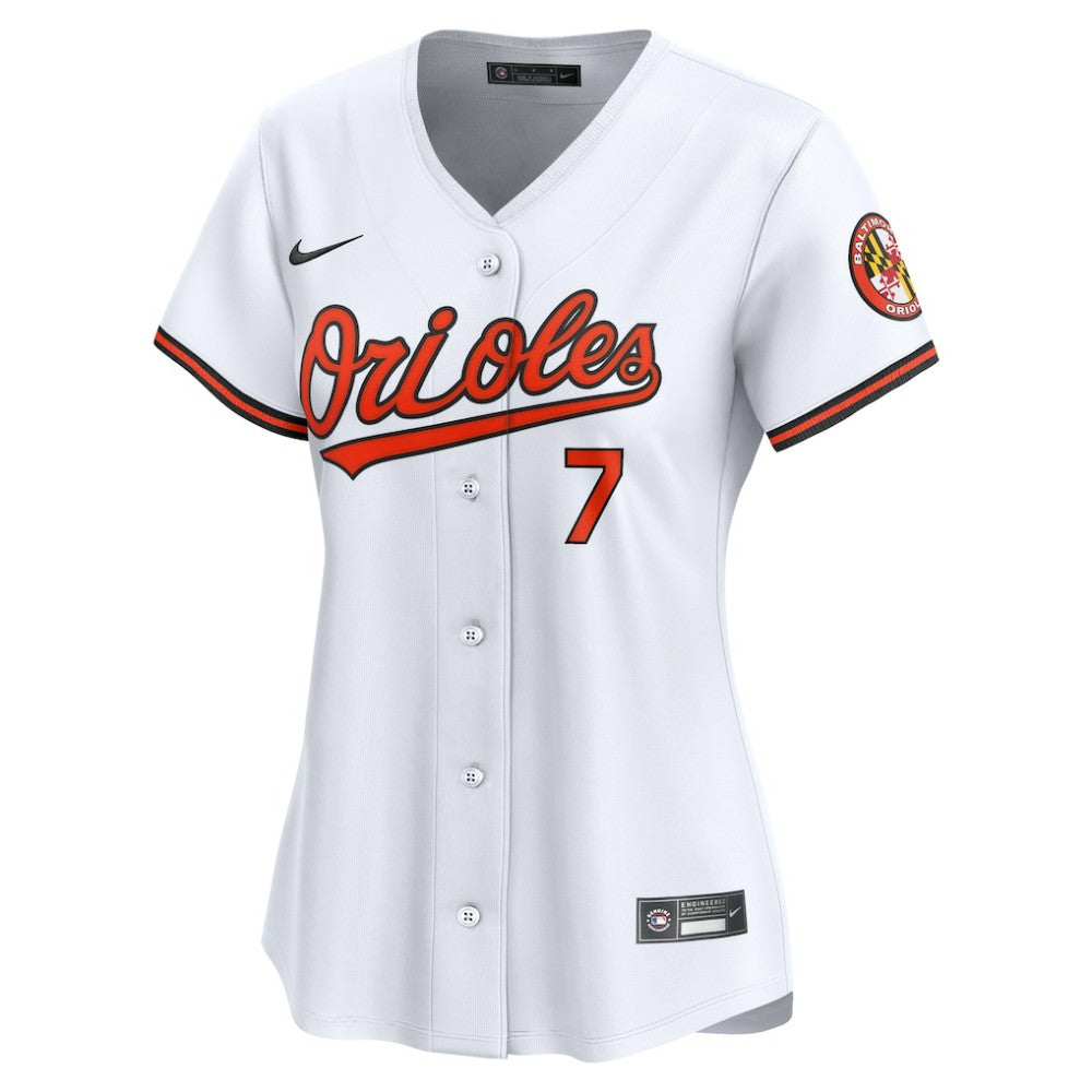 Jackson Holliday Baltimore Orioles Nike Women's Home Limited Player Jersey - MLB