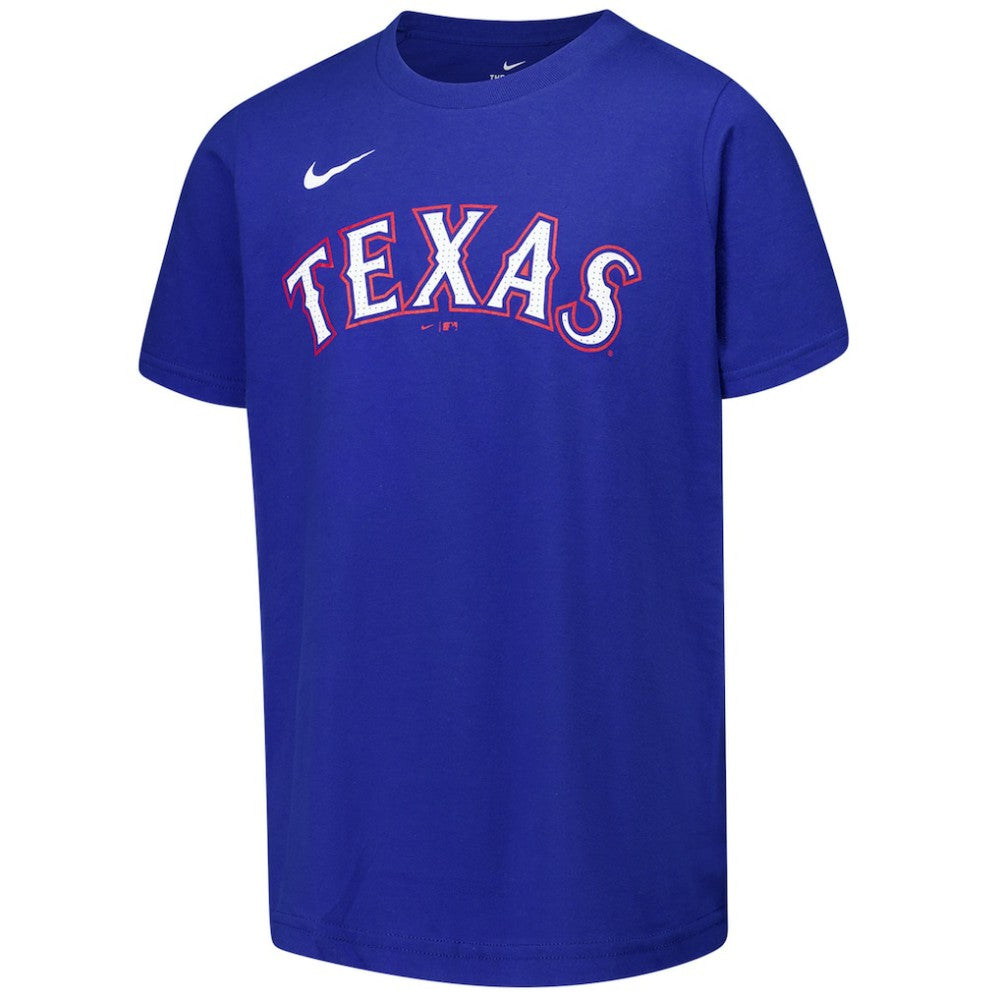 Evan Carter Texas Rangers Nike Youth Name & Number T-Shirt - MLB