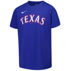 Evan Carter Texas Rangers Nike Youth Name & Number T-Shirt - MLB