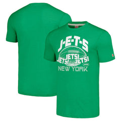 New York Jets Homage Unisex J-E-T-S Tri-Blend T-Shirt Green | NFL